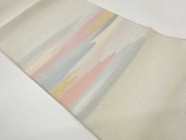 綴れヱ霞模様織出し名古屋帯